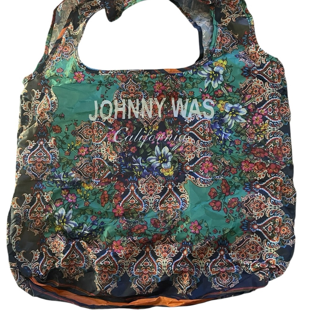 Johnny Was Floral Print Bag